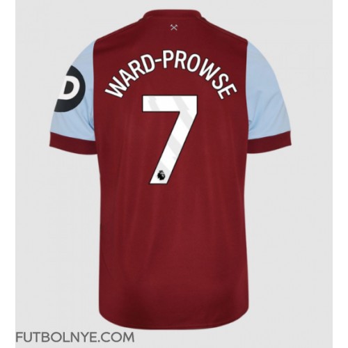 Camiseta West Ham United James Ward-Prowse #7 Primera Equipación 2023-24 manga corta